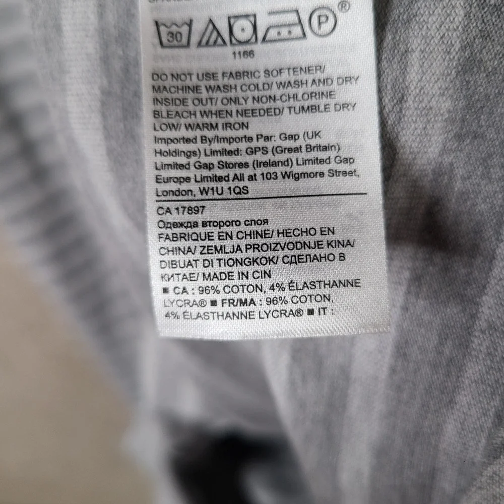 Banana Republic Polo Mens XL Gray Striped Performance Pique Standard Fit Cotton